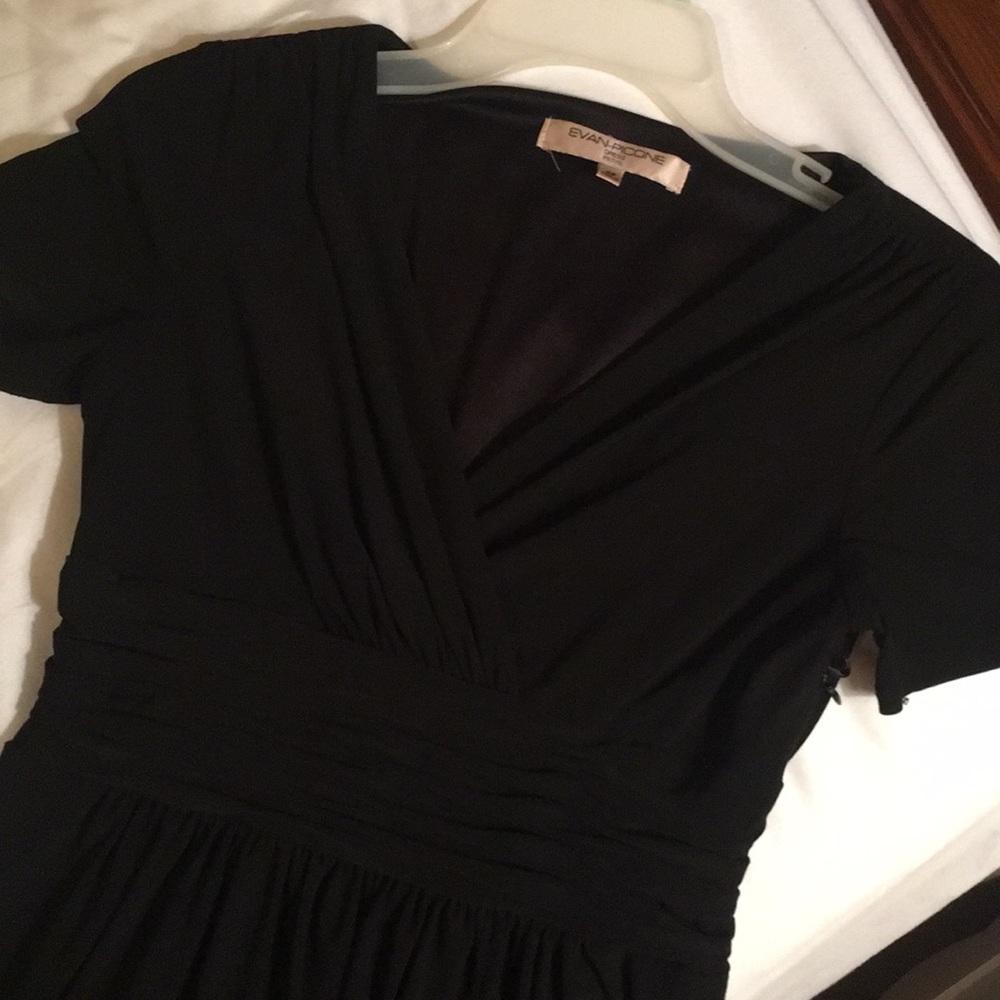 Evan-Picone black dress